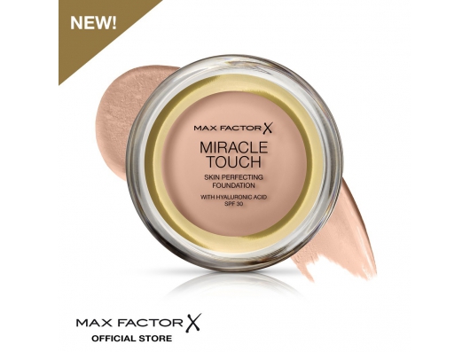 Zoom στο MAX FACTOR MIRACLE TOUCH SKIN PERFECTING FOUNDATION No 080 BRONZE SPF 30 11.5gr