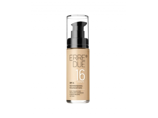 Zoom στο ERRE DUE NEVERENDING FOUNDATION 16HRS SPF15 00-Light Beige 30ml