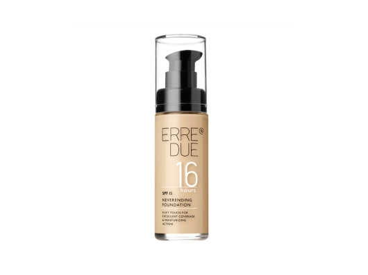 Zoom στο ERRE DUE NEVERENDING FOUNDATION 16HRS SPF15 No. 00- Light Beige 30ml