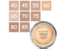 Zoom στο MAX FACTOR MIRACLE TOUCH SKIN PERFECTING FOUNDATION 045 WARM ALMOND SPF 30 11.5gr