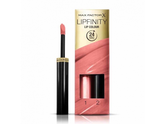 Zoom στο MAX FACTOR LIPFINITY LIP COLOUR 24HRS 001 PEARLY NUDE STEP1 2,3ml STEP2 1,9gr