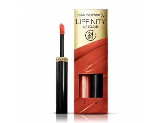 Zoom στο MAX FACTOR LIPFINITY LIP COLOUR 24HRS 130 LUSCIOUS STEP1 2,3ml STEP2 1,9gr