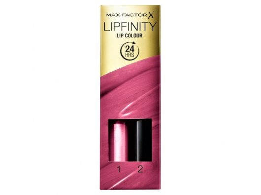 Zoom στο MAX FACTOR LIPFINITY LIP COLOUR 24HRS 040 VIVACIOUS STEP1 2,3ml STEP2 1,9gr