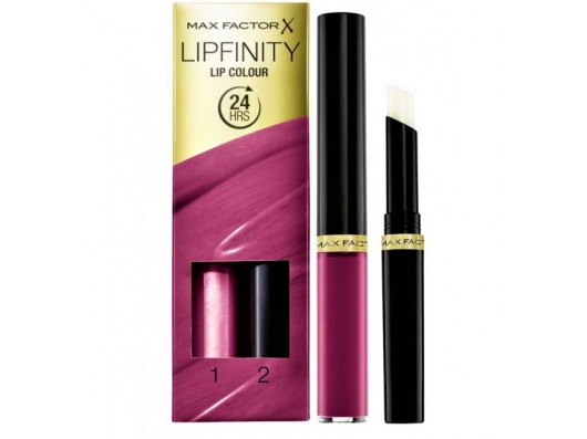 Zoom στο MAX FACTOR LIPFINITY LIP COLOUR 24HRS 055 SWEET STEP1 2,3ml STEP2 1,9gr