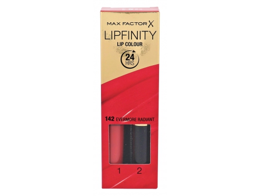 Zoom στο MAX FACTOR LIPFINITY LIP COLOUR 24HRS 142 EVERMORE RADIANT STEP1 2,3ml STEP2 1,9gr
