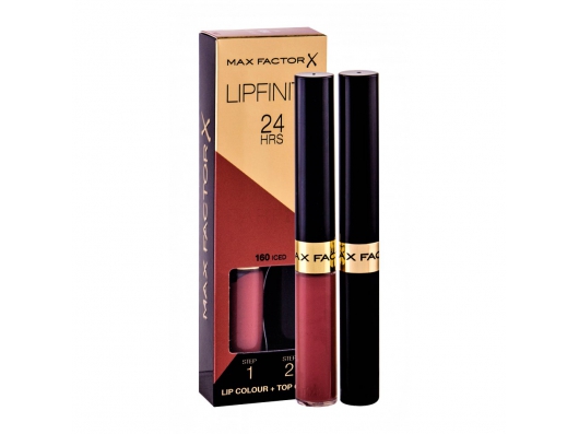 Zoom στο MAX FACTOR LIPFINITY LIP COLOUR 24HRS 160 ICED STEP1 2,3ml STEP2 1,9gr