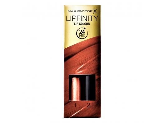 Zoom στο MAX FACTOR LIPFINITY LIP COLOUR 24HRS 191 STAYBRONZED STEP1 2,3ml STEP2 1,9gr