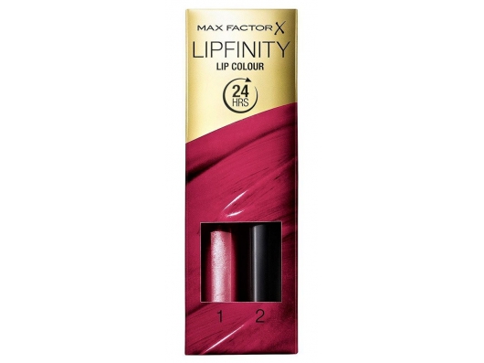 Zoom στο MAX FACTOR LIPFINITY LIP COLOUR 24HRS 338 SO IRRESISTIBLE STEP1 2,3ml STEP2 1,9gr