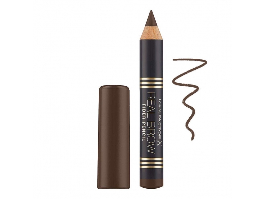 Zoom στο MAX FACTOR REAL BROW FIBER PENCIL 004 DEEP BROWN