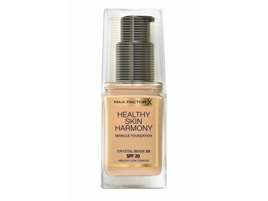 Zoom στο MAX FACTOR HEALTHY SKIN HARMONY MIRACLE FOUNDATION SPF20 33 CRYSTAL BEIGH