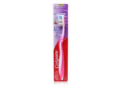 Zoom στο Colgate ZigZag Toothbrush (MEDIUM) ΡΩΖ