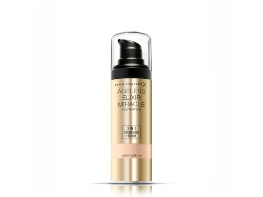 Zoom στο MAX FACTOR AGELESS ELIXIR 2 IN 1 FOUNDATION + SERUM 40 LIGHT IVORY 30ml