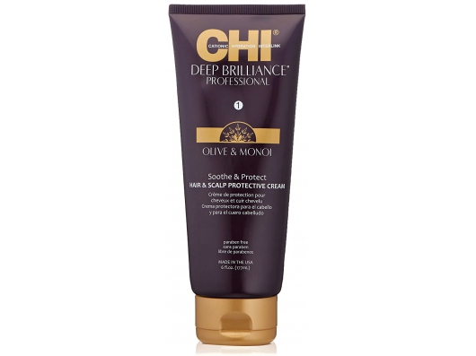 Zoom στο CHI DEEP BRILLIANCE OLIVE & MONOI Soothe & Protect HAIR & SCALP PROTECTIVE CREAM 177ml