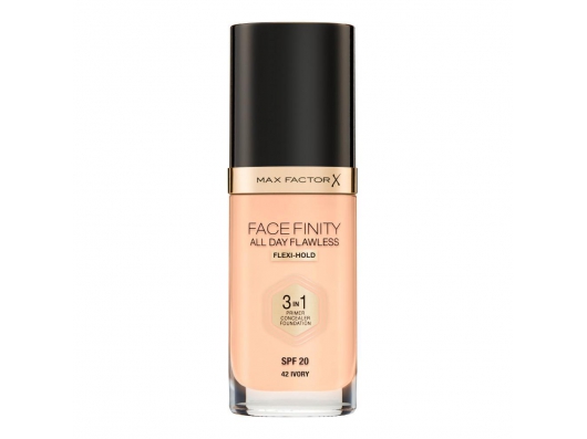 Zoom στο MAX FACTOR FACEFINITY ALL DAY FLAWLESS 3 IN 1 FOUNDATION SPF 20 No 42 IVORY 30ml