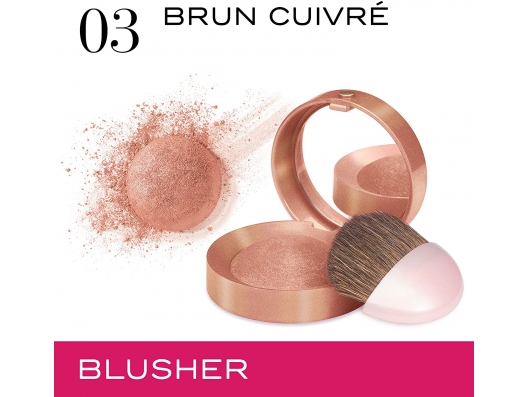 Zoom στο BOURJOIS Little Round Pot Blusher 03 Brum Cuivre 2.5g