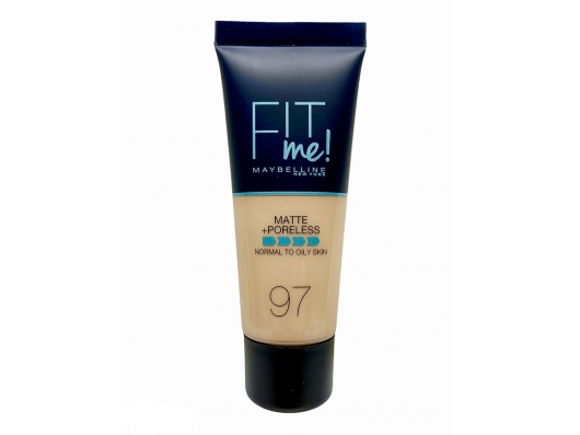 Zoom στο MAYBELLINE FIT me MATTE + PORELESS NORMAL TO OILY WITH CLAY 97 NATURAL PORCELAIN 30ml
