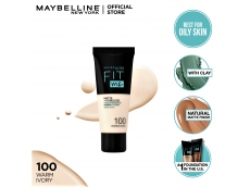 Zoom στο MAYBELLINE FIT me MATTE + PORELESS NORMAL TO OILY WITH CLAY 100 WARM IVORY 30ml