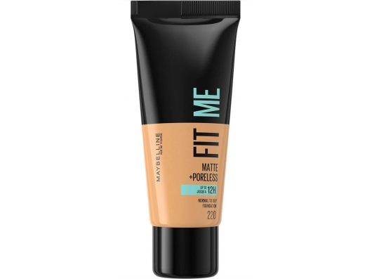 Zoom στο MAYBELLINE FIT me MATTE + PORELESS NORMAL TO OILY WITH CLAY 220 NATURAL BEIGH 30ml