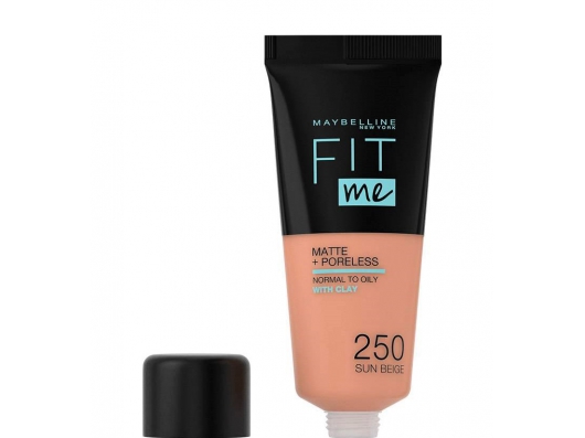 Zoom στο MAYBELLINE FIT me MATTE + PORELESS NORMAL TO OILY WITH CLAY 250 SUN BEIGH 30ml