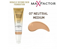 Zoom στο MAX FACTOR MIRACLE SECOND SKIN HYBRID FOUNDATION HYDRATE PROTECT RENEW COCONUT MILK 07 NEUTRAL MEDIUM 30ml