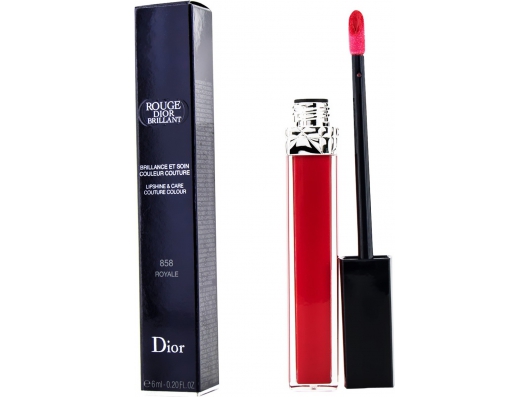 Zoom στο CHRISTIAN DIOR ROUGE DIOR BRILLANT LIPSHINE & CARE COUTURE COLOUR 858 ROYALE 6ml