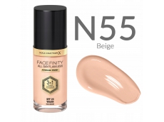 Zoom στο MAX FACTOR FACEFINITY ALL DAY FLAWLESS 3 IN 1 FOUNDATION SPF 20 No 55 BEIGE 30ml