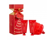 Zoom στο THE LUXURY BATHING COMPANY WILD FIG & GRANBERRY gift set 3pieces BODY WASH 100ml BODY CREAM 100ml  BODY polisher 100% NYLON