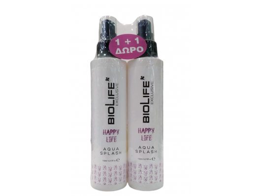 Zoom στο BIOLIFE HAPPY LIFE AQUA SPLASH 150ml 1+1 ΔΩΡΟ