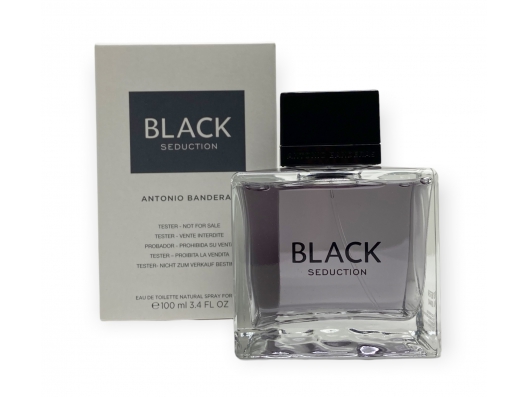 Zoom στο ANTONIO BANDERAS BLACK SEDUCTION EAU DE TOILETTE 100ml TESTER
