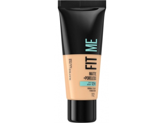 Zoom στο MAYBELLINE FIT me MATTE + PORELESS NORMAL TO OILY WITH CLAY 112 SOFT BEIGE 30ml