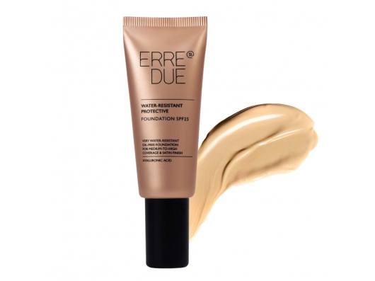 Zoom στο ERRE DUE WATER - RESISTANT PROTECTIVE FOUNDATION SPF 25 No. 701 - WARM SAND 30ml