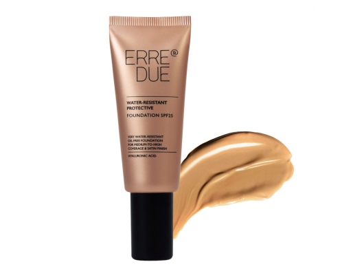 Zoom στο ERRE DUE WATER - RESISTANT PROTECTIVE FOUNDATION SPF 25 No. 703 - DEEP TAN 30ml