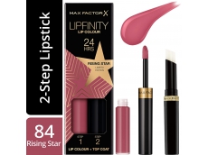 Zoom στο MAX FACTOR LIPFINITY LIP COLOUR 24HRS 84 RISINIG STAR LIMITED EDITION STEP1 2,3ml STEP2 1,9gr