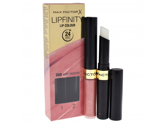 Zoom στο MAX FACTOR LIPFINITY LIP COLOUR 24HRS 205 KEEP FROSTED STEP1 2,3ml STEP2 1,9gr