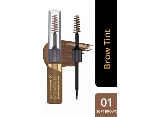 Zoom στο MAX FACTOR BROWFINITY LONGWEAR  BROW TINT 001 SOFT BROWN