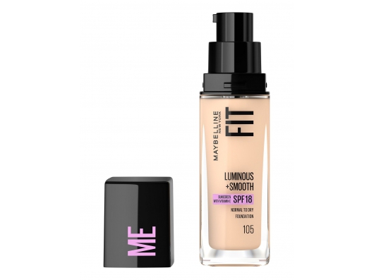 Zoom στο MAYBELLINE FIT ME LUMINOUS + SMOOTH SPF 18 NORMAL to DRY FOUNDATION 105 NATURAL IVORY 30ml