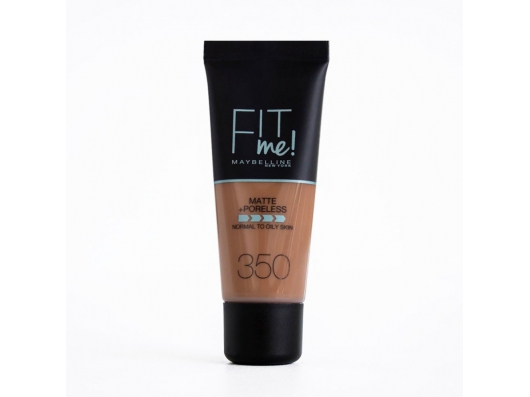 Zoom στο MAYBELLINE FIT me MATTE + PORELESS NORMAL TO OILY WITH CLAY 350 CARAMEL 30ml