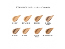 Zoom στο GOLDEN ROSE TOTAL COVER 2 IN 1 FOUNDATION AND CONCEALER SPF15 No 05-COOL SAND 30ml