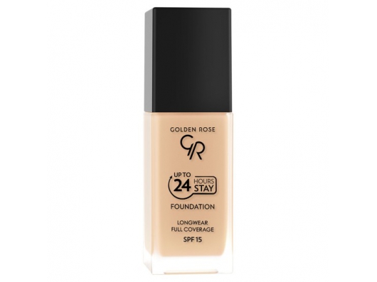 Zoom στο GOLDEN ROSE UP TO 24 HOURS STAY FOUNDATION LONGWEAR FULL COVERAGE SPF15 No 10 35ml