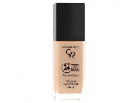 Zoom στο GOLDEN ROSE UP TO 24 HOURS STAY FOUNDATION LONGWEAR FULL COVERAGE SPF15 No 14 35ml