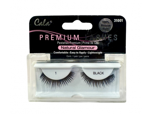 Zoom στο Gala PREMIUM LASHES Natural Glamour 1 BLACK (100% Human Hair)