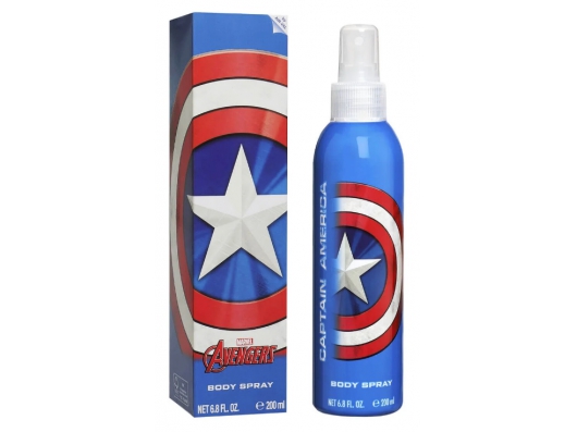 Zoom στο MARVEL CAPTAIN AMERICA BODY SPRAY 200ml
