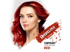 Zoom στο REBELLIOUS TEMPORARY Colour Hair Spray RED RBCS255 125ml