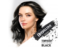 Zoom στο REBELLIOUS TEMPORARY Colour Hair Spray BLACK RBCS258 125ml