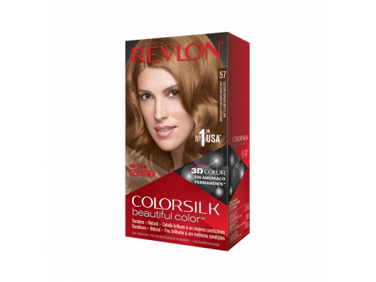 Zoom στο REVLON  COLORSILK BEAUTIFUL COLOR ΜΟΝΙΜΗ ΒΑΦΗ ΜΑΛΛΙΩΝ 57 ΚΑΣΤΑΝΟ ΑΝΟΙΚΤΟ ΧΡΥΣΑΦΙ (ΧΩΡΙΣ ΑΜΜΩΝΙΑ) 60ml