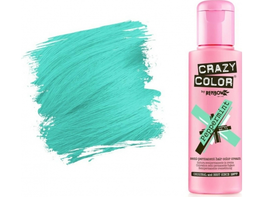 Zoom στο Crazy Color Semi-Permanent Προσωρινή Βαφή Μαλλιών 71 Peppermint 100ml