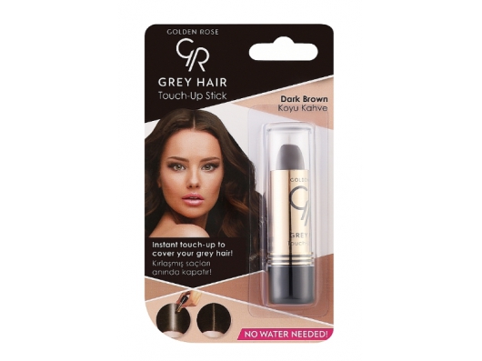 Zoom στο GOLDEN ROSE GREY HAIR TOUCH UP STICK 02 DARK BROWN 5.2gr