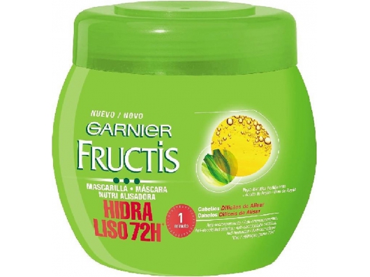 Zoom στο GARNIER FRUCTIS HAIR MASK HYDRA LISS 72 H 300ml
