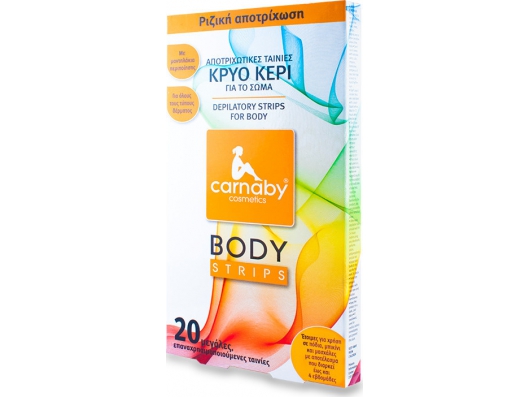 Zoom στο CARNABY COSMETICS ΑΠΟΤΡΙΧΩΤΙΚΕΣ ΤΑΙΝΙΕΣ ΚΡΥΟ ΚΕΡΙ ΓΙΑ ΤΟ ΣΩΜΑ 20τεμ.