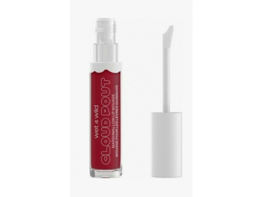 Zoom στο Wet n Wild Marshmallow Lip Mousse Cloud Pout Liquid Κραγιόν Sheer I’m on Cloud Wine 3ml